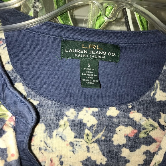 Ralph Lauren floral ruffle top - Picture 3 of 5